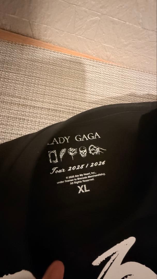 Lady Gaga JAPAN DATE BACK Tシャツ XLサイズ