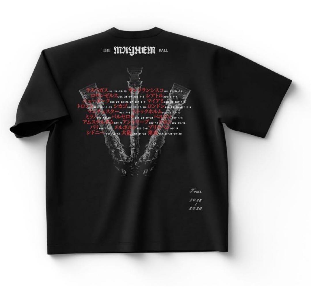 Lady Gaga JAPAN DATE BACK Tシャツ XLサイズ