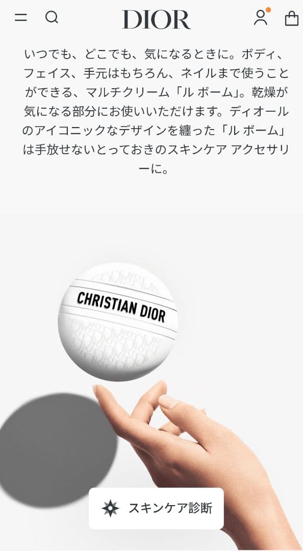 ディオールビューティー&ケアセット ホリデー(展開店舗限定品)