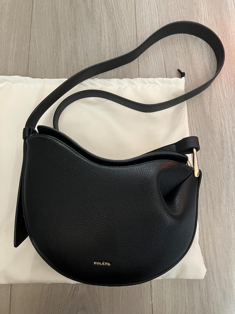 POLENE Tonca バッグトンカ ショルダーバッグ ブラック