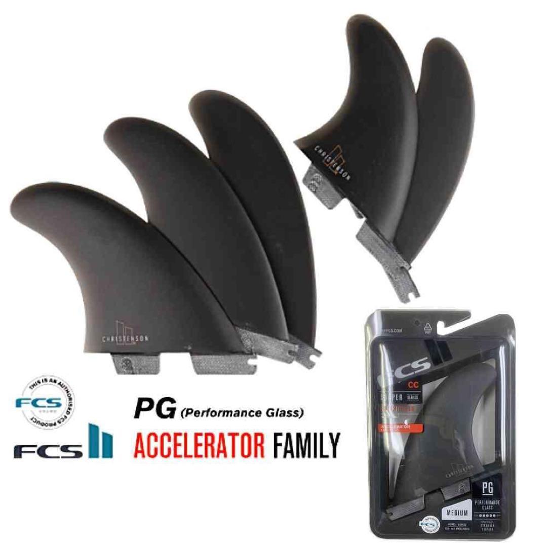 FCS2クリステンソン トライ クワッド フィンセット 5枚セット Mサイズ