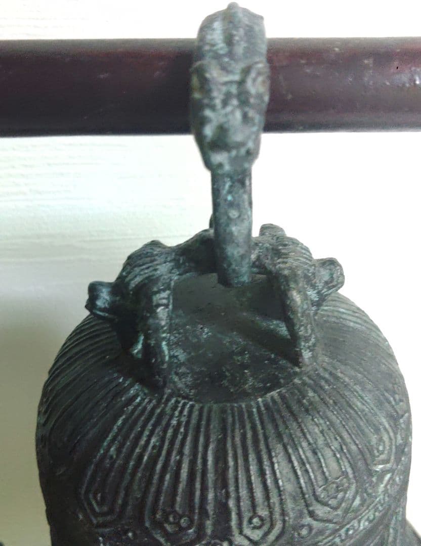 中国　吊り鐘　釣り鐘　晩鐘　お寺の鐘　銅製　ミ20