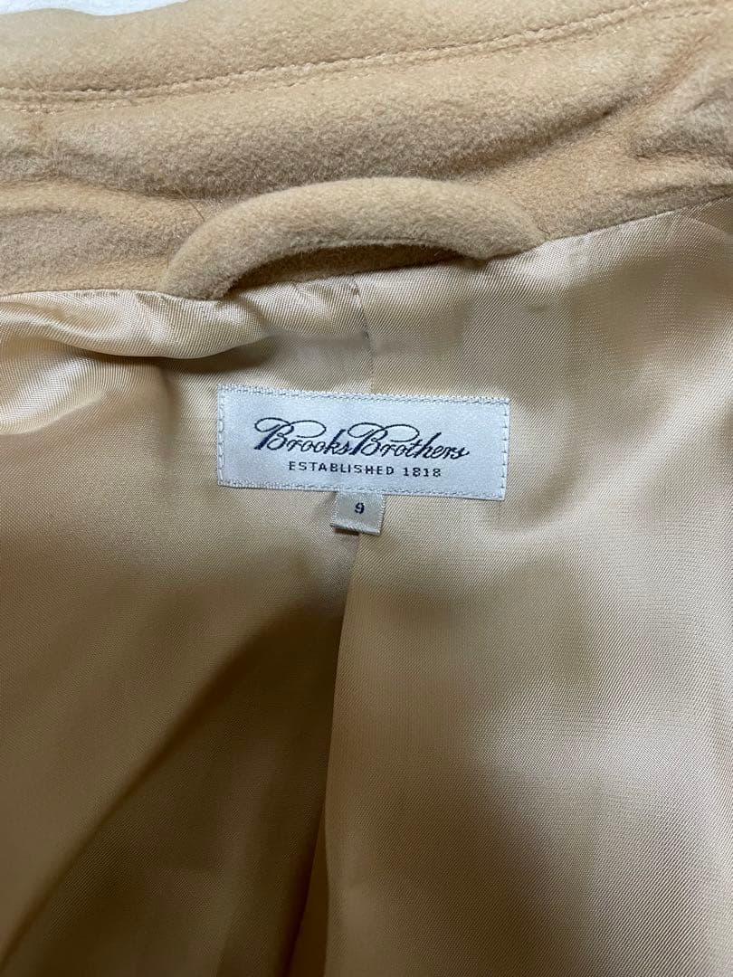 ブルックス　ブラザーズ　ベージュ ロングコート ベルト付き