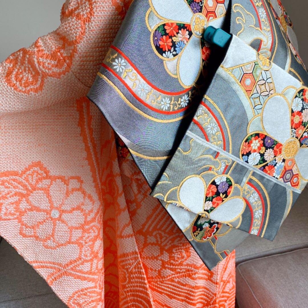 振袖　総絞り　正絹　◼️成人式◼️ 帯揚げカラー変更可❣️