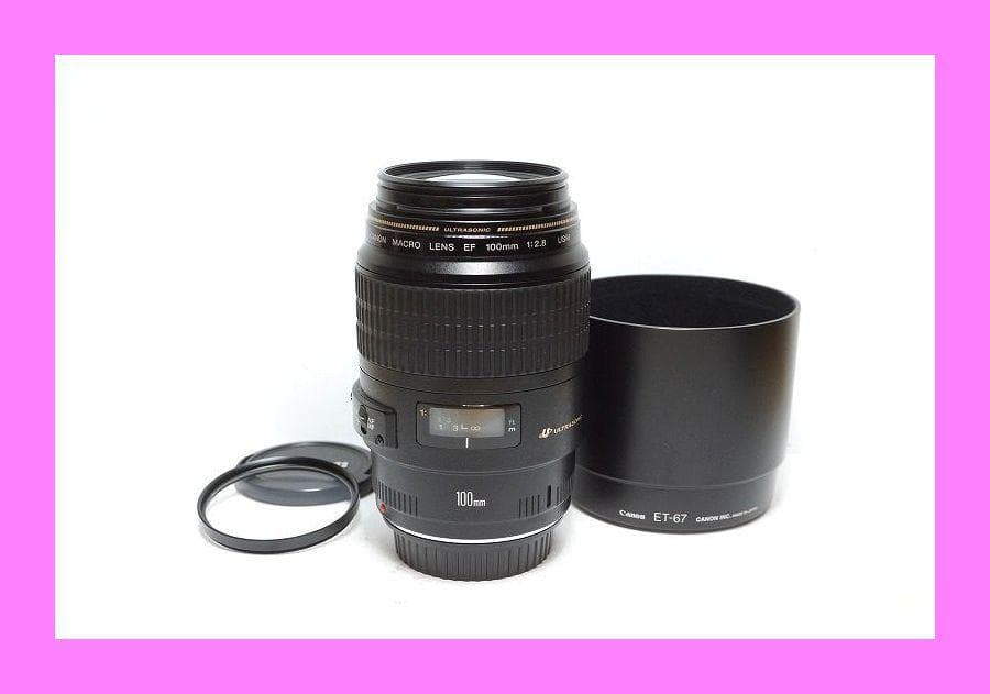 ■美品 人気 マクロ　Canon EF 100mm F2.8 Macro USM