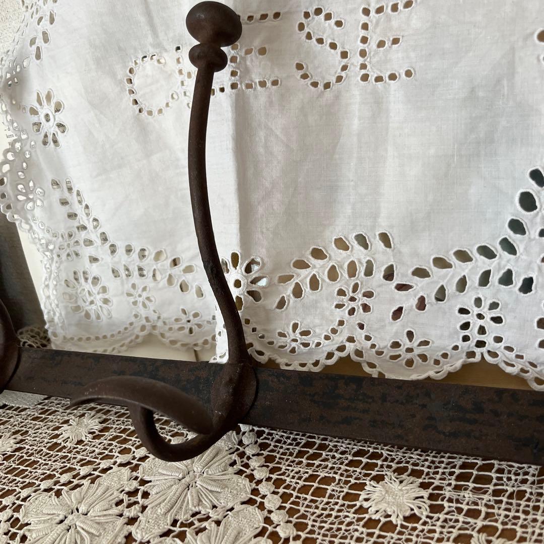 フランスアンティーク3連フック