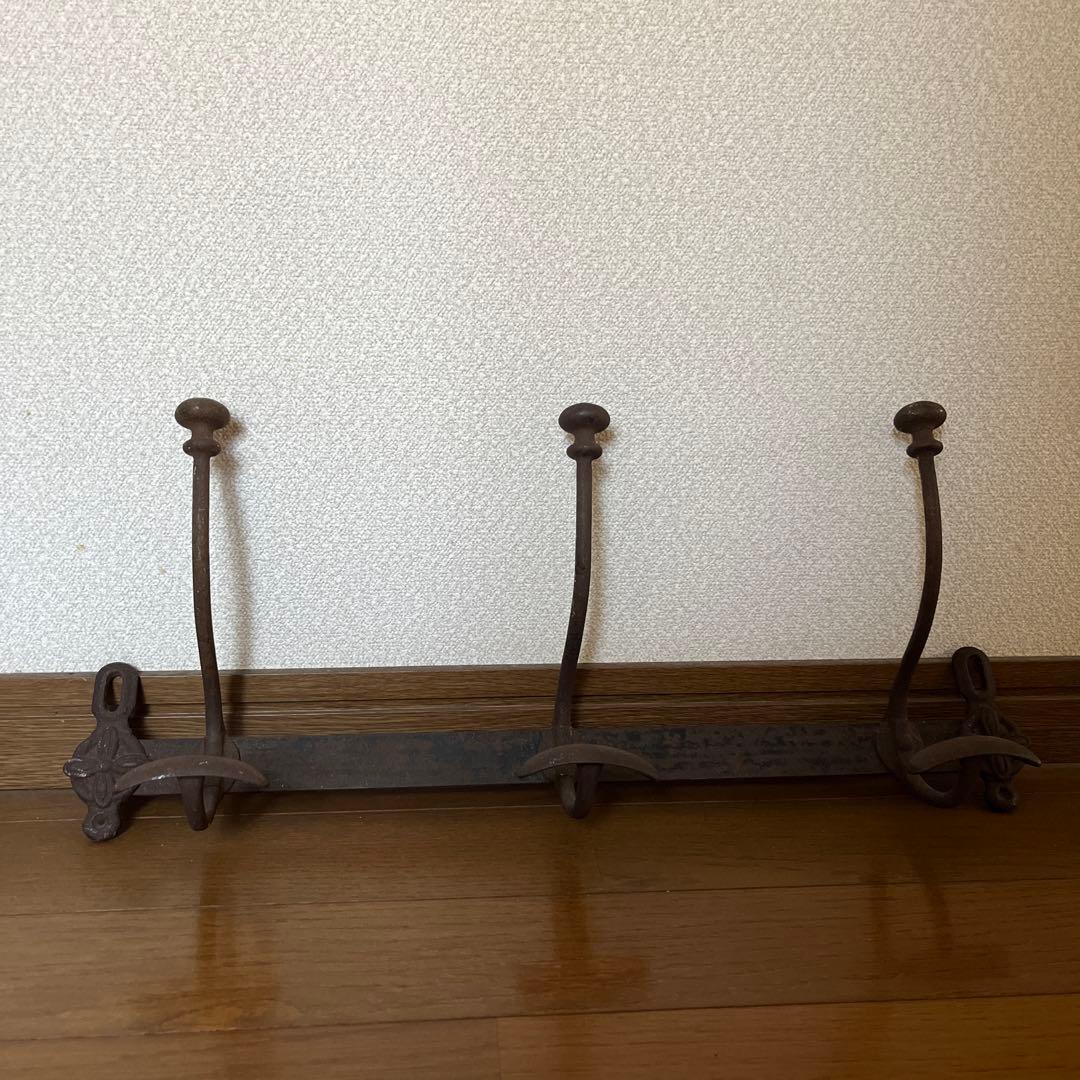 フランスアンティーク3連フック