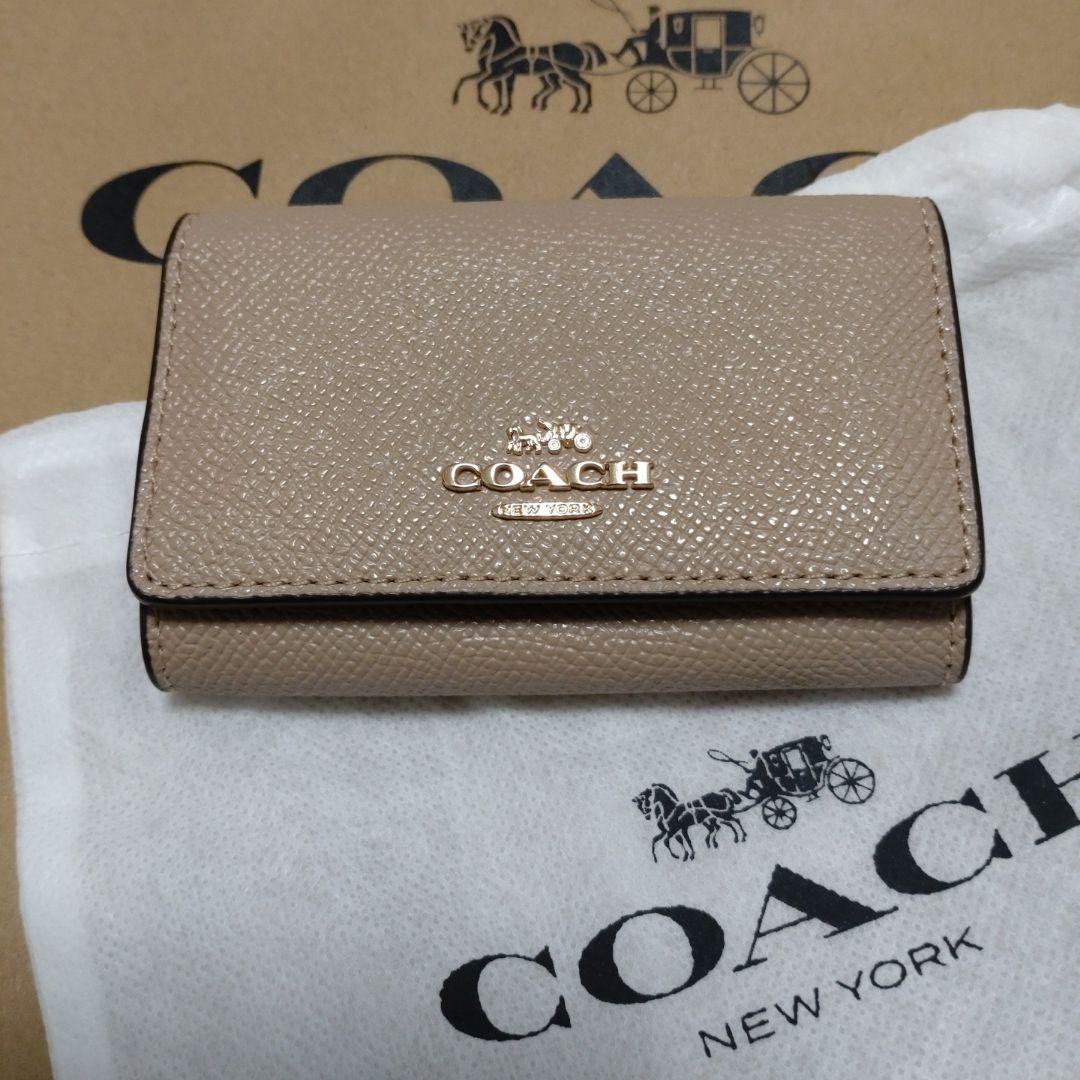 ✿最終値下げ✿【新品】COACH キーケース ベージュ