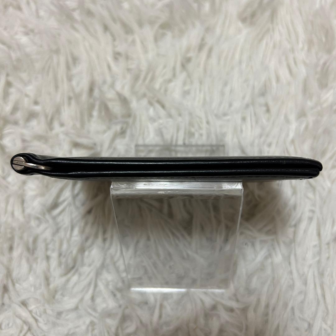 エッティンガー　マネークリップ　レザー　折り財布　ブラック