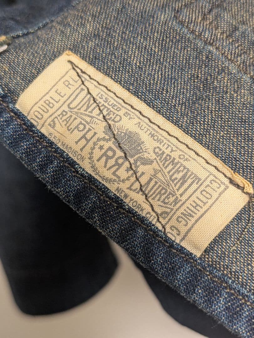 【美品】RRL/セルビッジ デニム エンジニア ジャケット/L/23SS