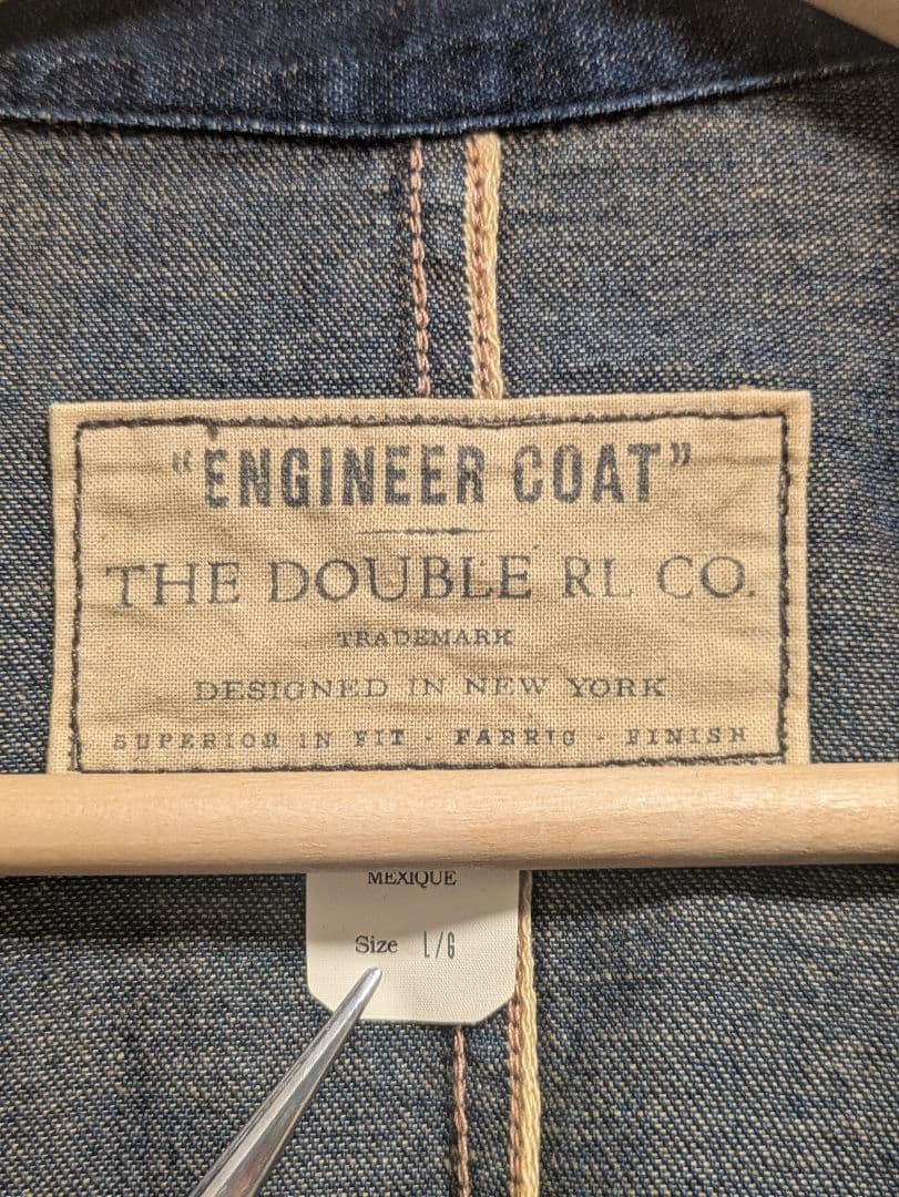 【美品】RRL/セルビッジ デニム エンジニア ジャケット/L/23SS