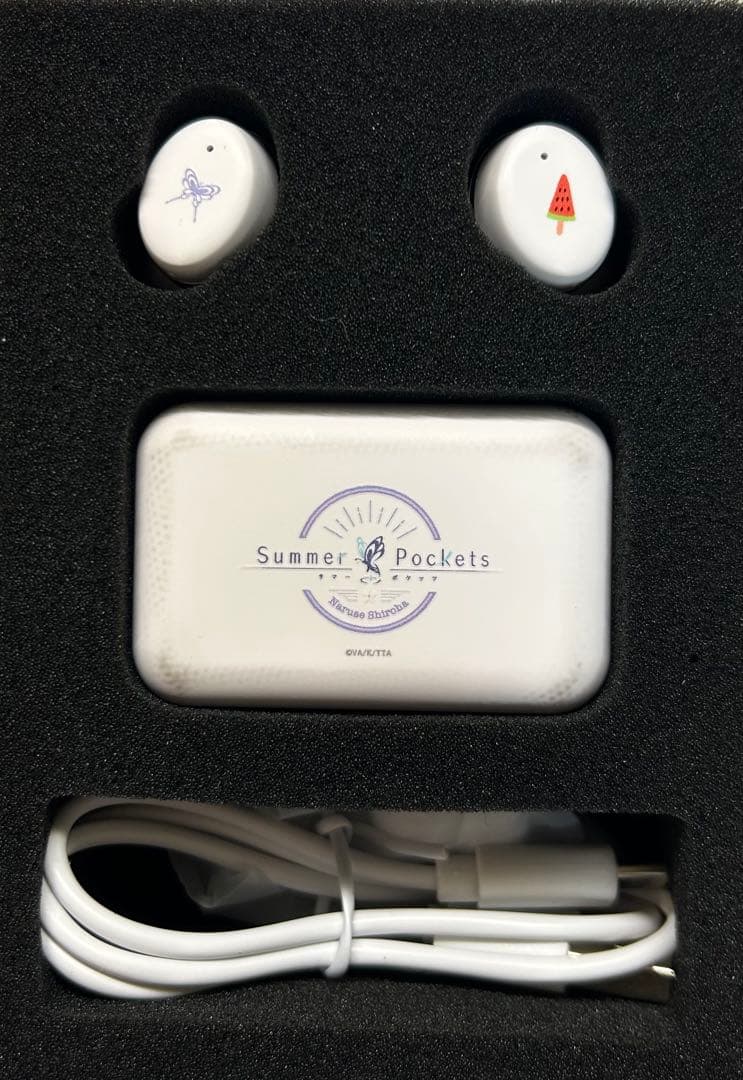 鳴瀬しろは　summer pockets　ワイヤレスイヤホン