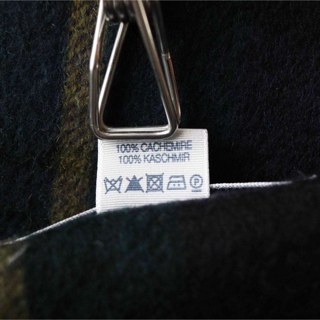 5407 Lilibetジョンストンズ 大判ストール チェック グリーン