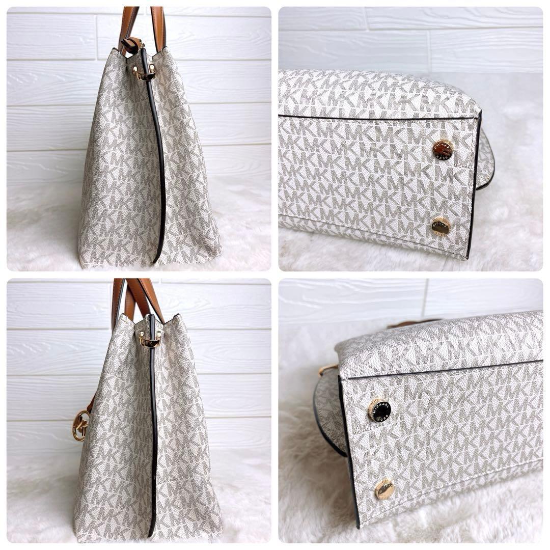 極美品☆MICHAEL KORSマイケルコース 2wayショルダーバッグ バニラ