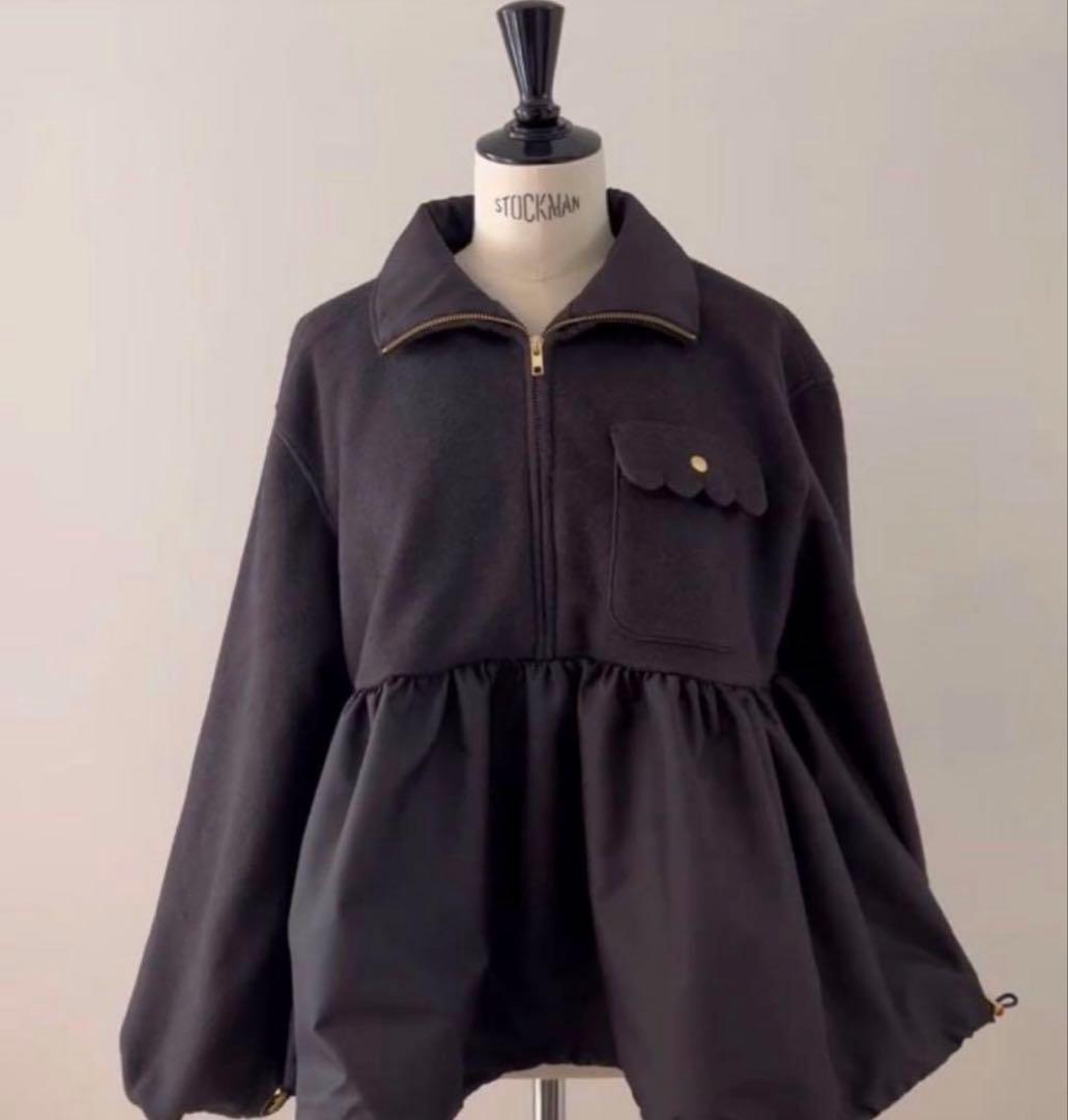 ロージーモンスター スカラップフリースドッキングフリースパーカー