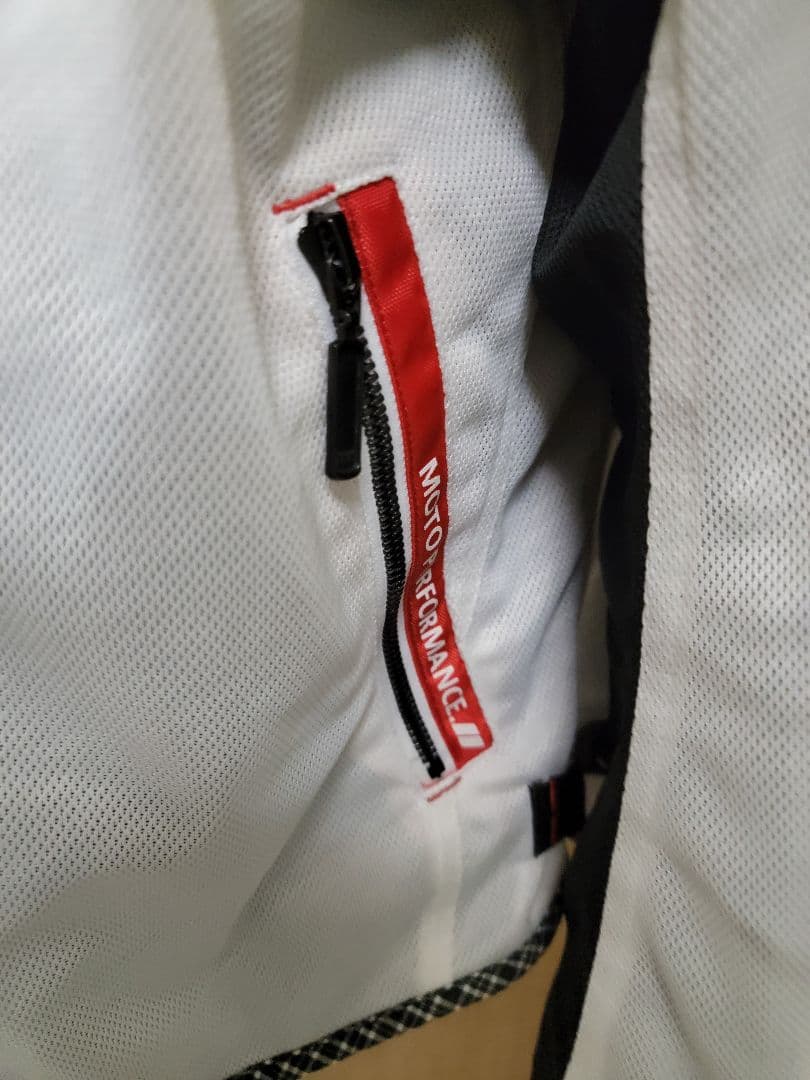 クシタニ　K-2402 フルメッシュパーカージャケット XL ブラック/ホワイト