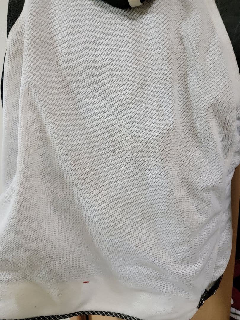 クシタニ　K-2402 フルメッシュパーカージャケット XL ブラック/ホワイト