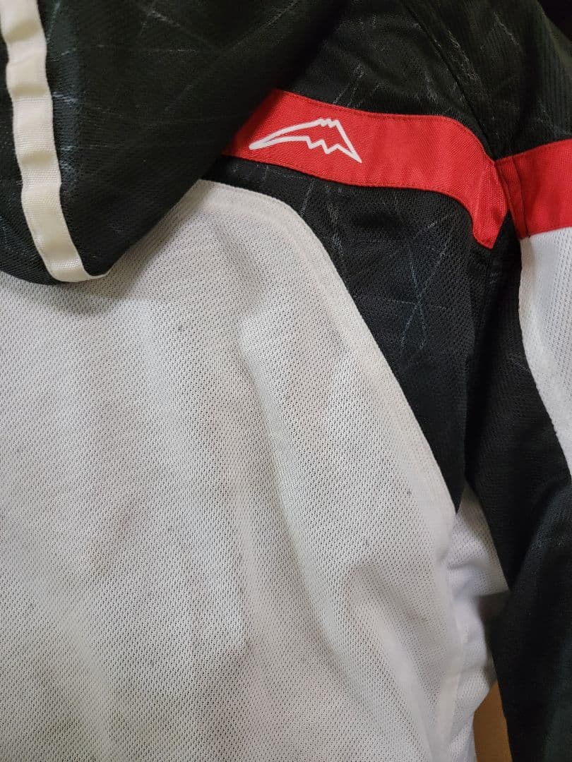 クシタニ　K-2402 フルメッシュパーカージャケット XL ブラック/ホワイト