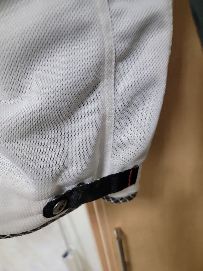 クシタニ　K-2402 フルメッシュパーカージャケット XL ブラック/ホワイト