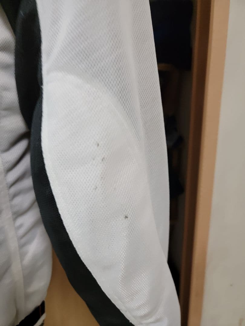 クシタニ　K-2402 フルメッシュパーカージャケット XL ブラック/ホワイト