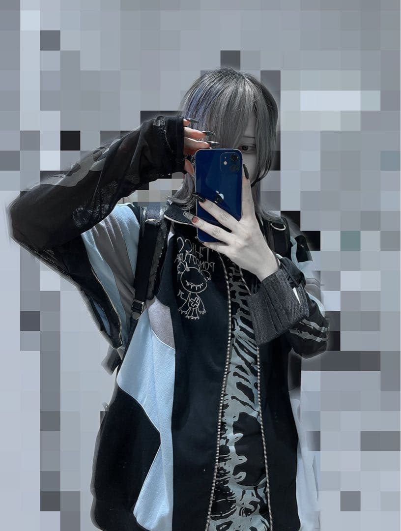 破壊骨りあ×PSYNYXX コラボ ジャージ ブラック上下セット