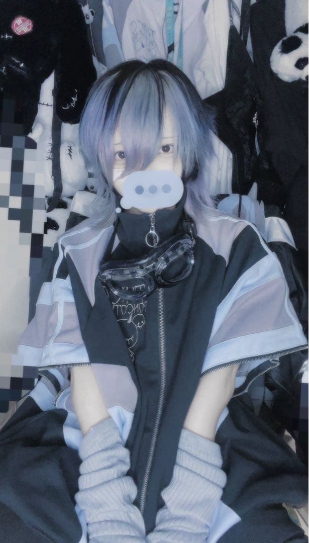 破壊骨りあ×PSYNYXX コラボ ジャージ ブラック上下セット