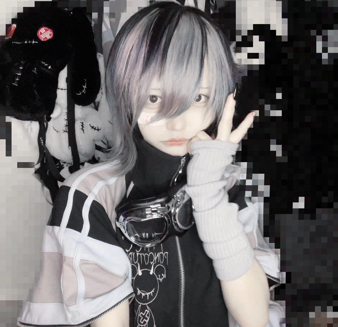 破壊骨りあ×PSYNYXX コラボ ジャージ ブラック上下セット