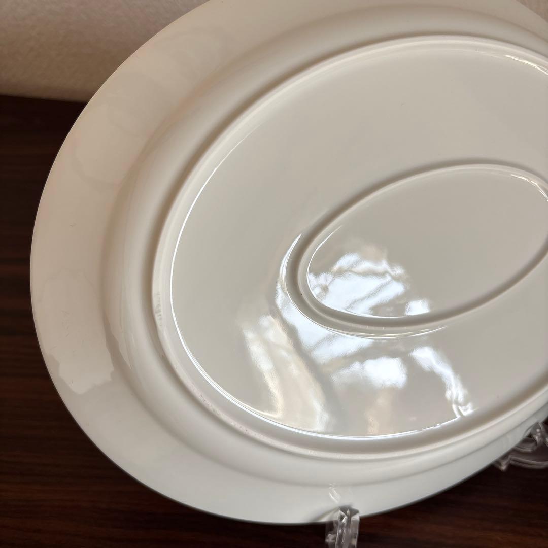 ロイヤルコペンハーゲン ブルーフルーテッド プレイン オーバルプレート 1枚