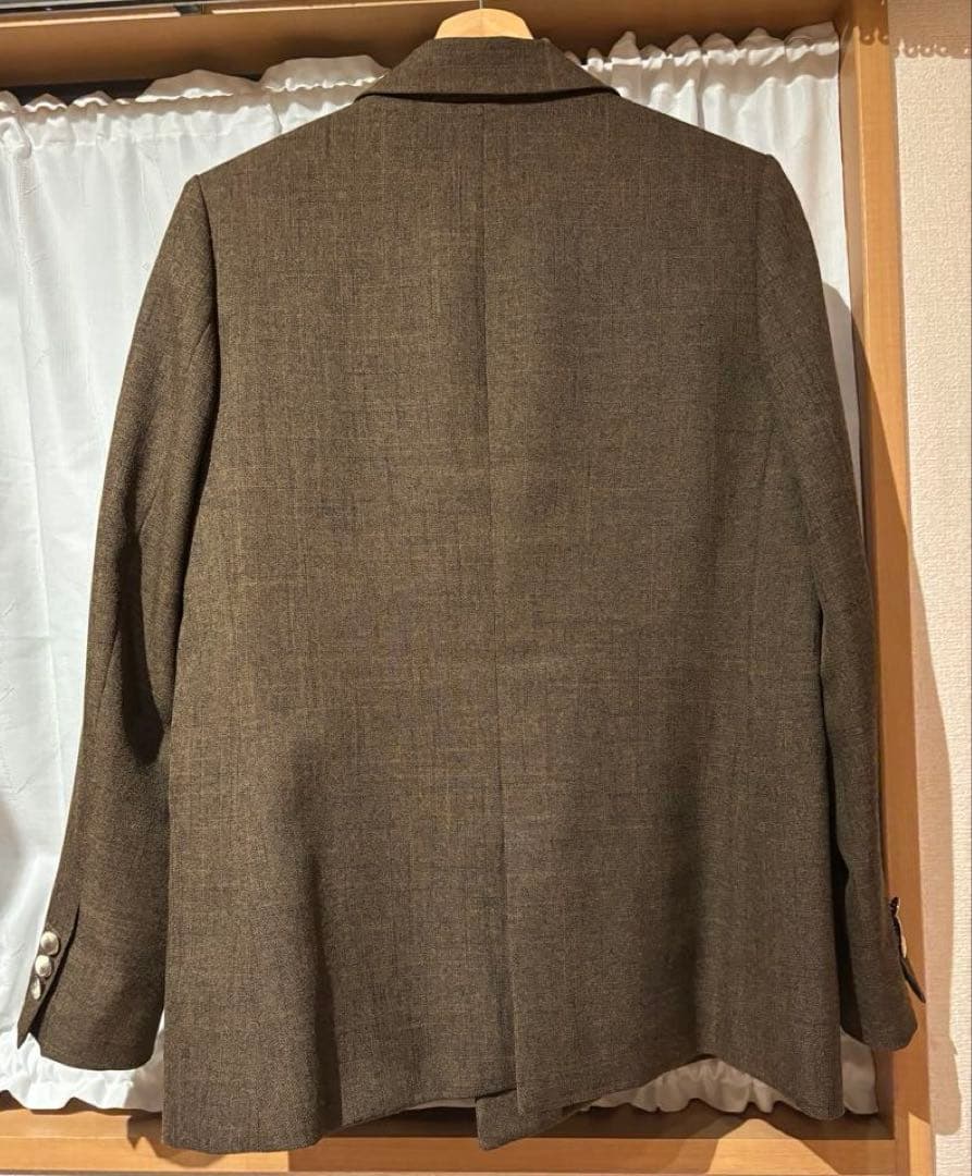 NOBLE ウールフラノピークドラペルジャケット／ノーブル