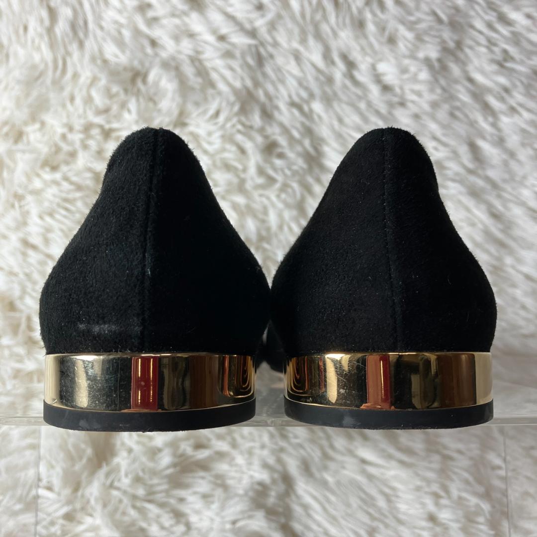 美品 ジミーチュウ ジェシー スエード メタルヒール パンプス 約23cm 36