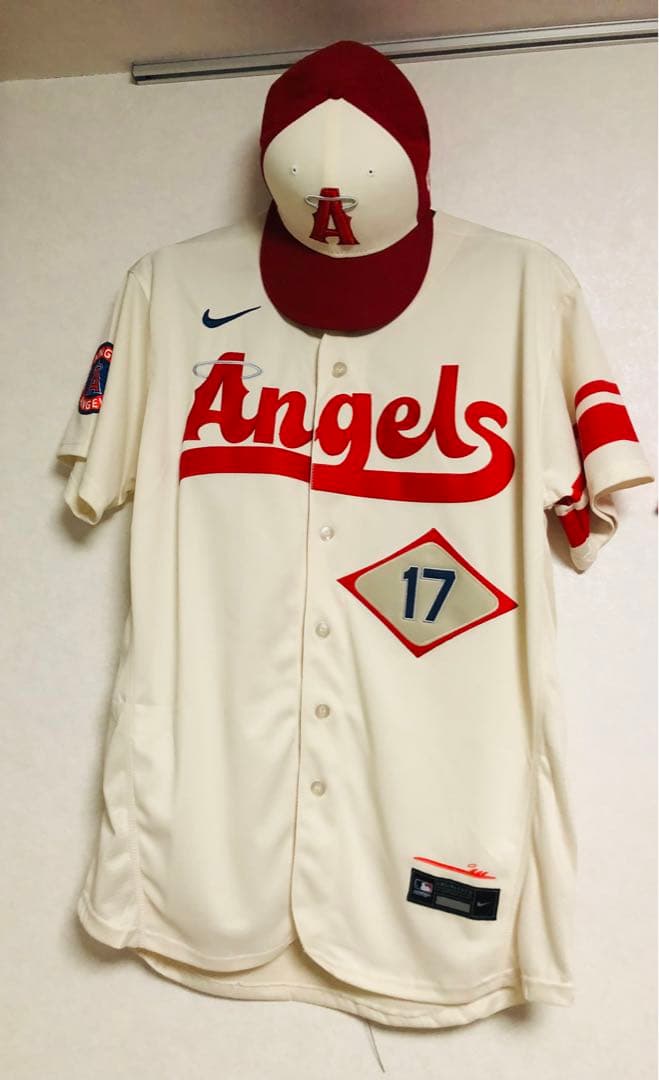 ロサンゼルス・エンゼルス ユニフォーム キャップ付き