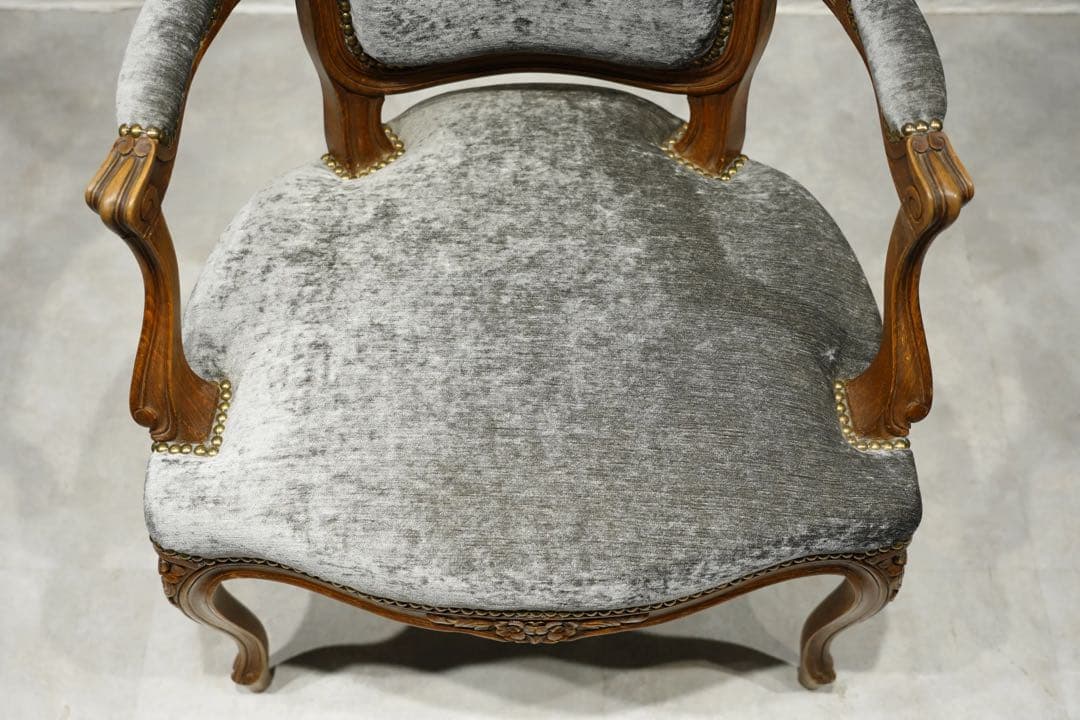 フランスアンティーク　louis xvi チェア　アーム　椅子