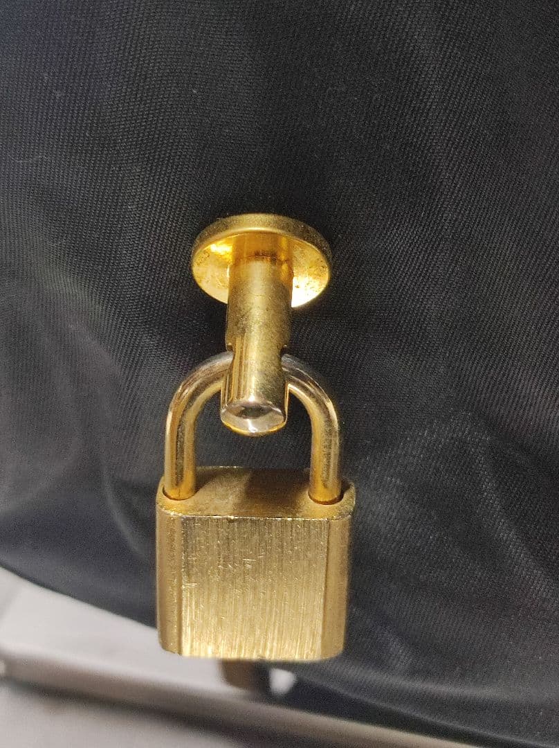 美品 PRADA Tessuto Catena ブラックハンドバッグ