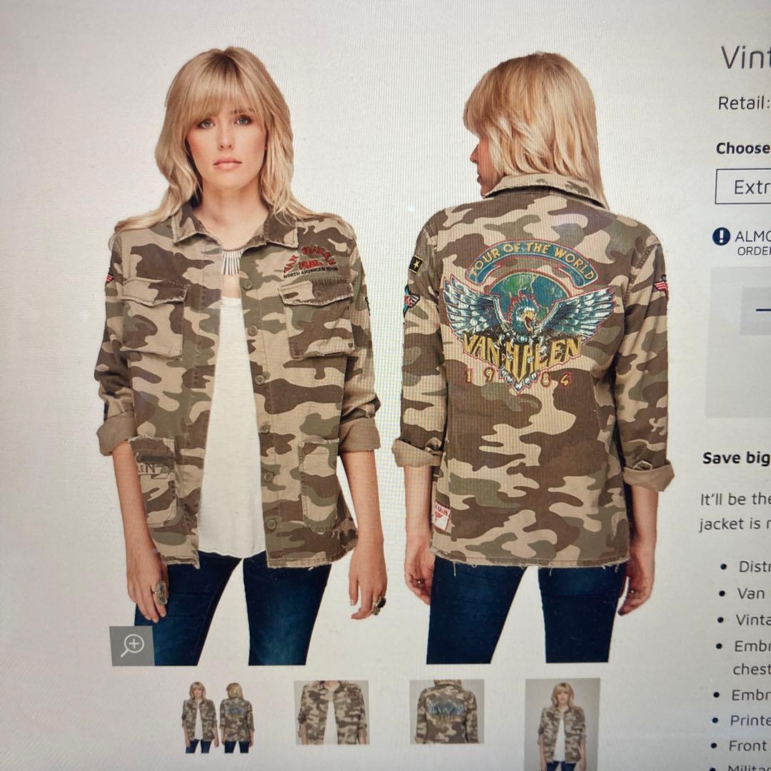 入手困難！？VAN HALEN 迷彩柄ジャケット 1984 復刻版