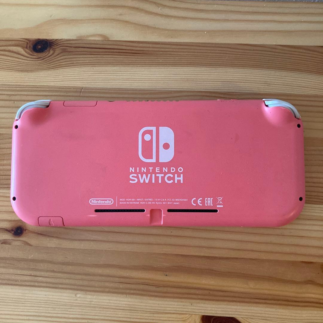 任天堂スイッチライト コーラル　難あり