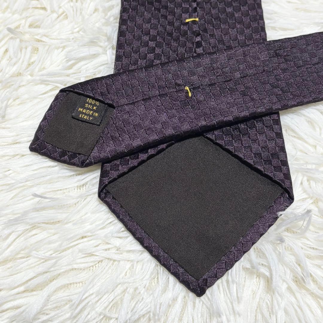 【美品】LOUIS VUITTON ネクタイ　ダミエ　LV