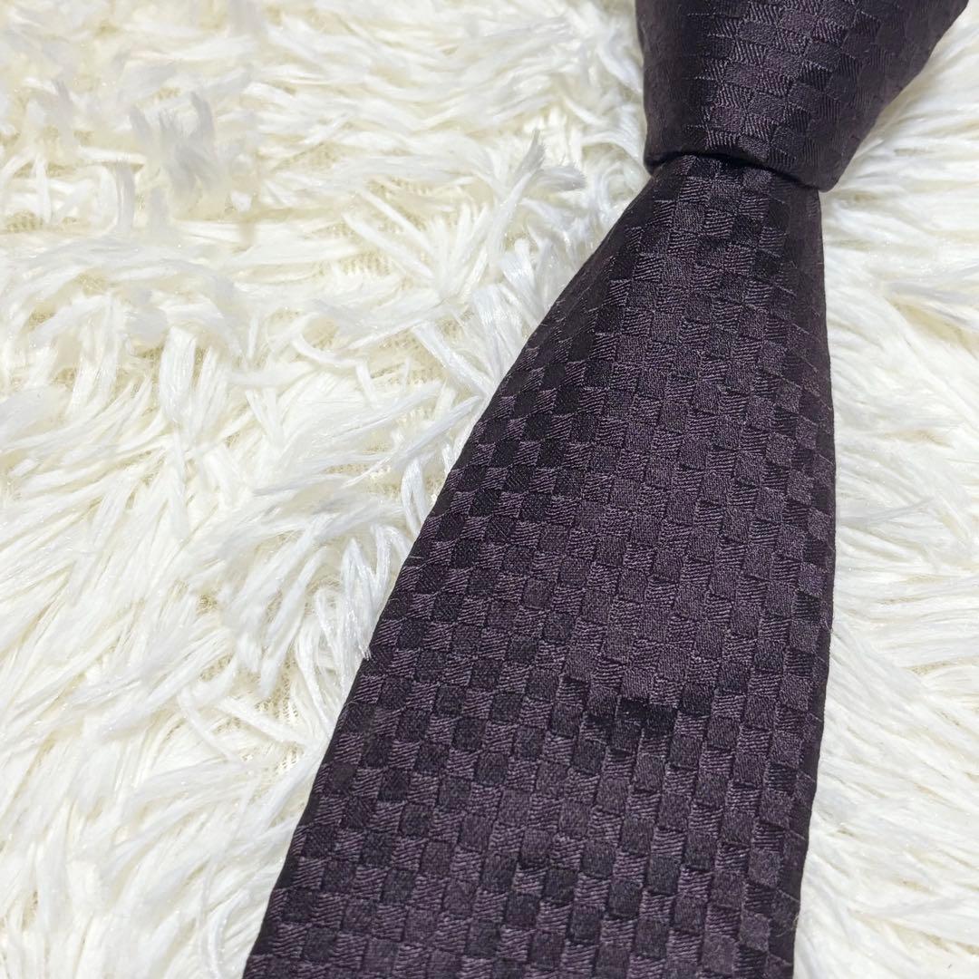 【美品】LOUIS VUITTON ネクタイ　ダミエ　LV