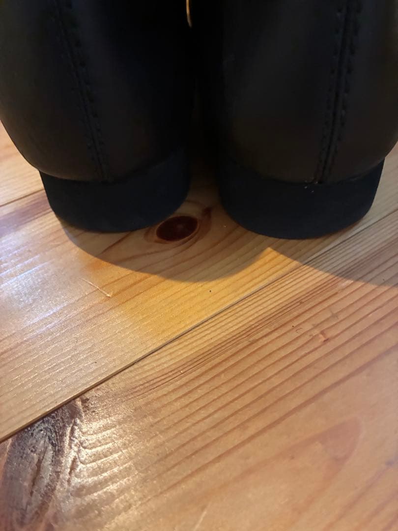 箱付きクラークス　ゴアテックス ブラック レザー ワラビーブーツ