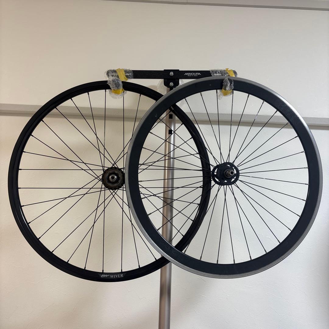 ピストバイク　ホイール前後　フリーギア付き　中古