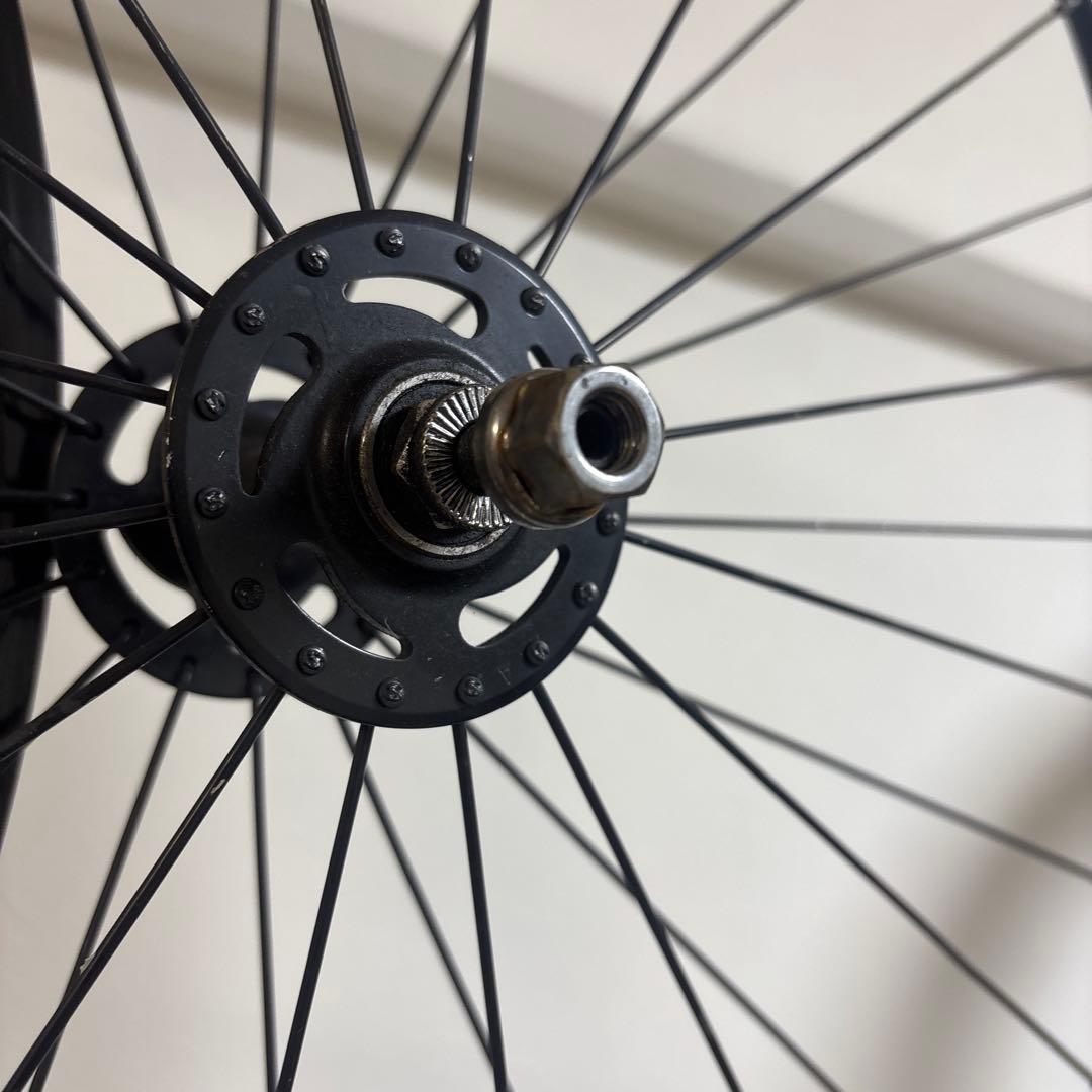 ピストバイク　ホイール前後　フリーギア付き　中古