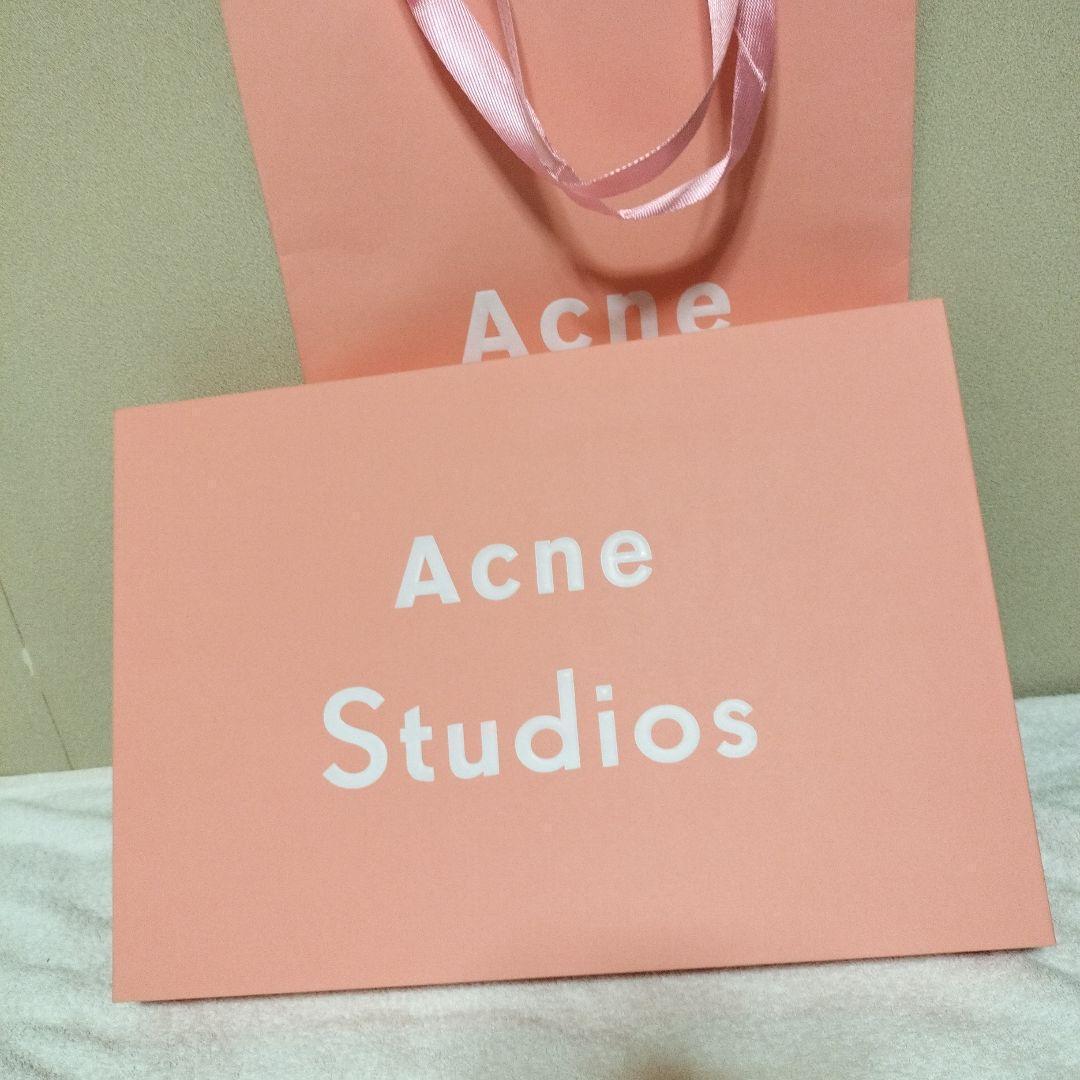 ブラック　男女兼用　Acne Studios 　マフラー フリンジスカーフ