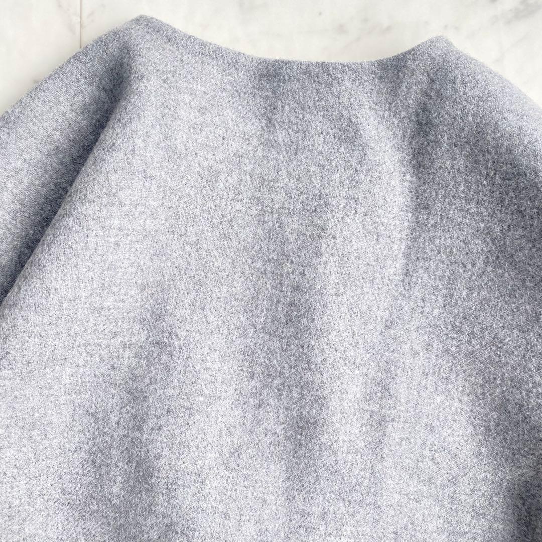 美品 マックスマーラ アルパカウール リバーシブル SERRA ポンチョ