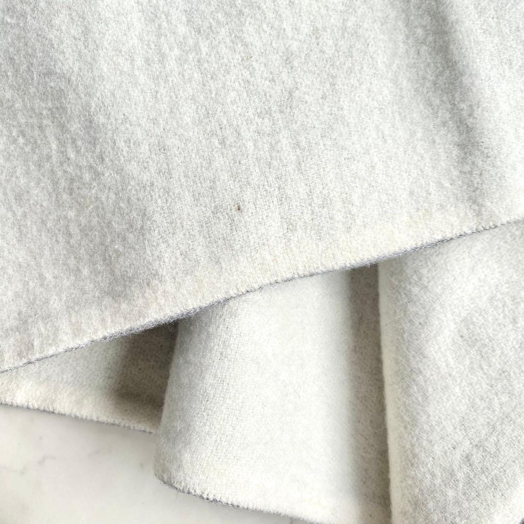 美品 マックスマーラ アルパカウール リバーシブル SERRA ポンチョ