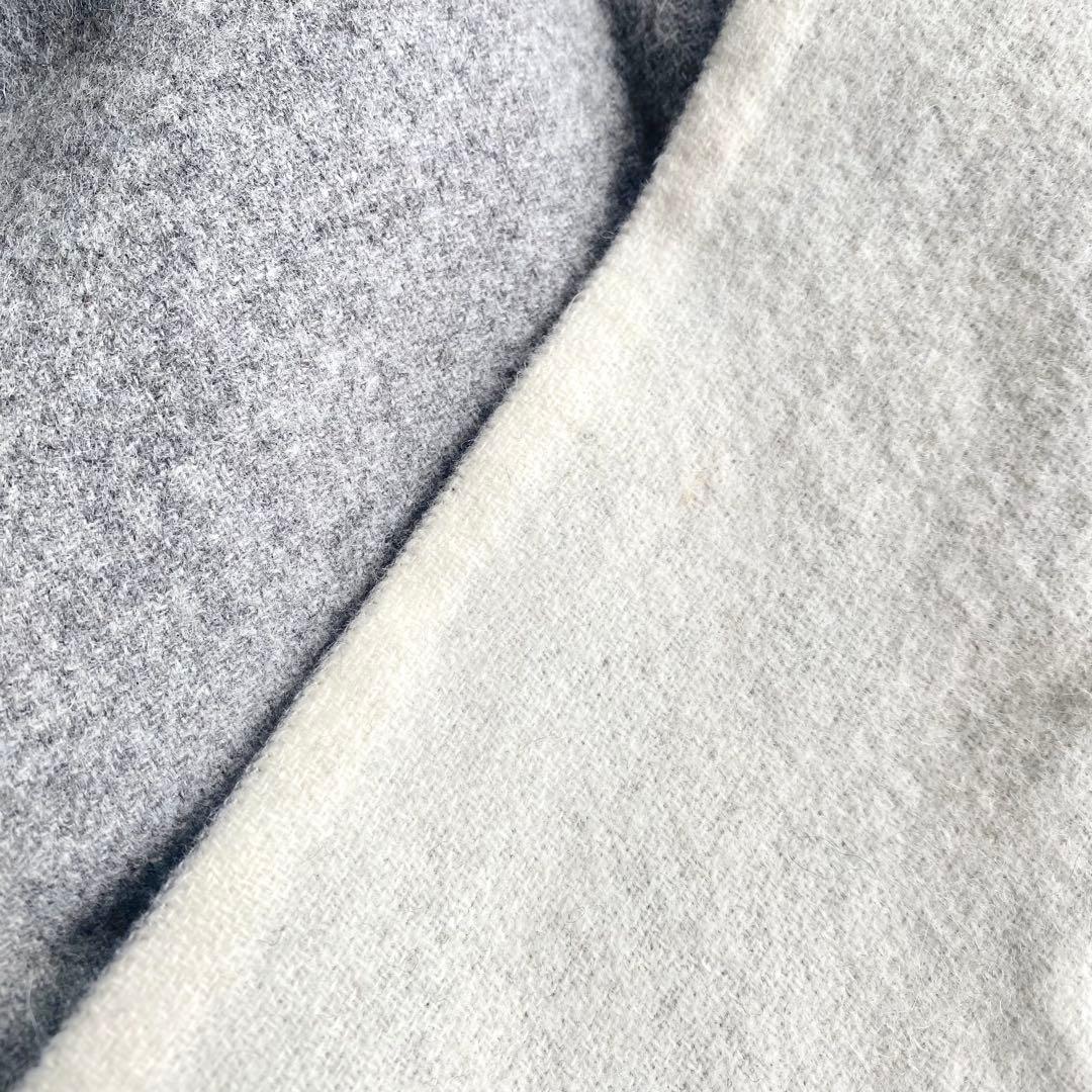 美品 マックスマーラ アルパカウール リバーシブル SERRA ポンチョ