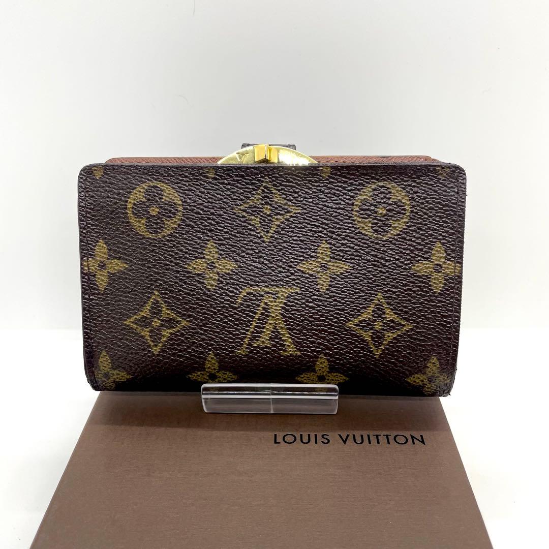 ルイヴィトン モノグラム 新型モデル ポルトモネヴィエノワ がま口財布