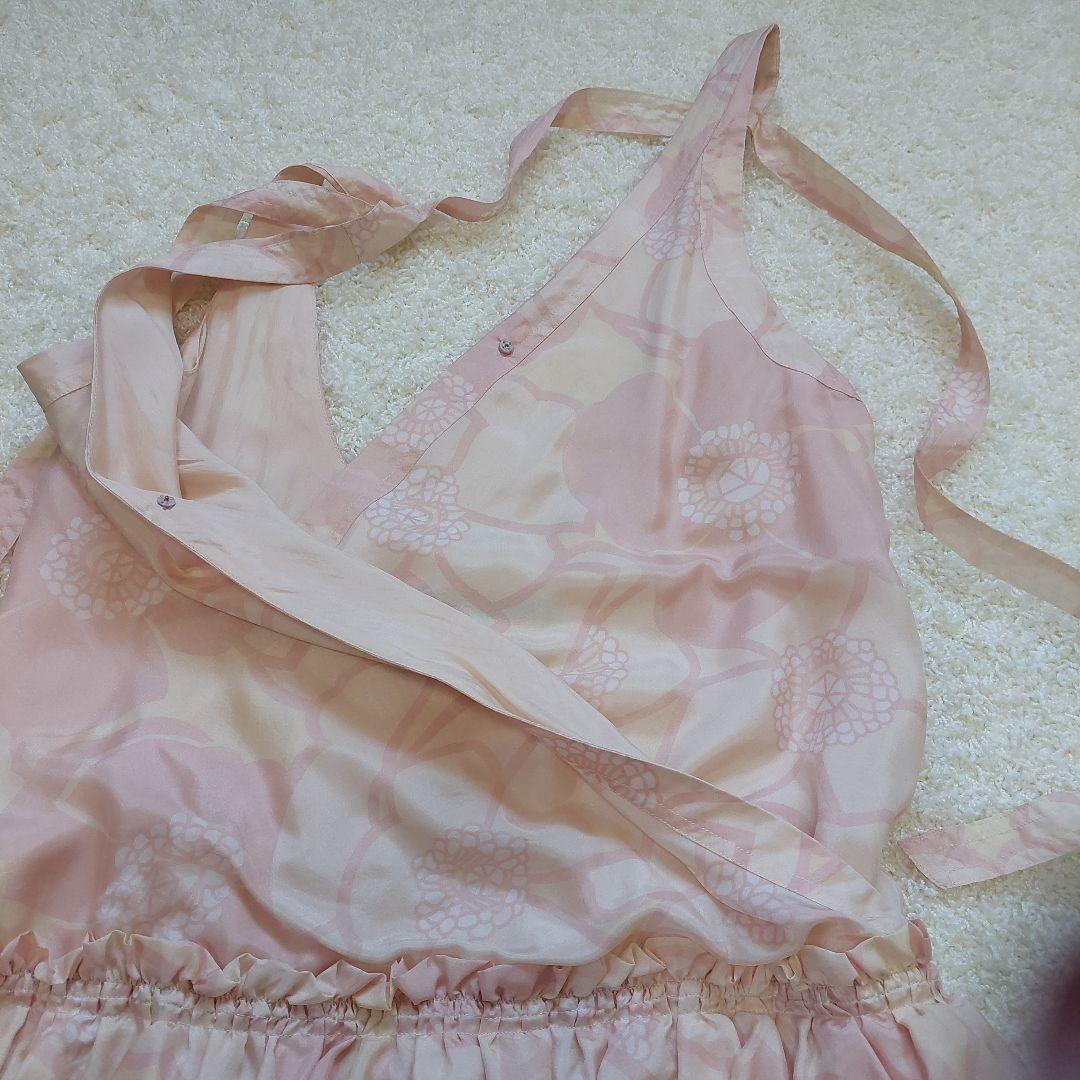 【MARC JACOBS】シルク ラップデザインワンピース