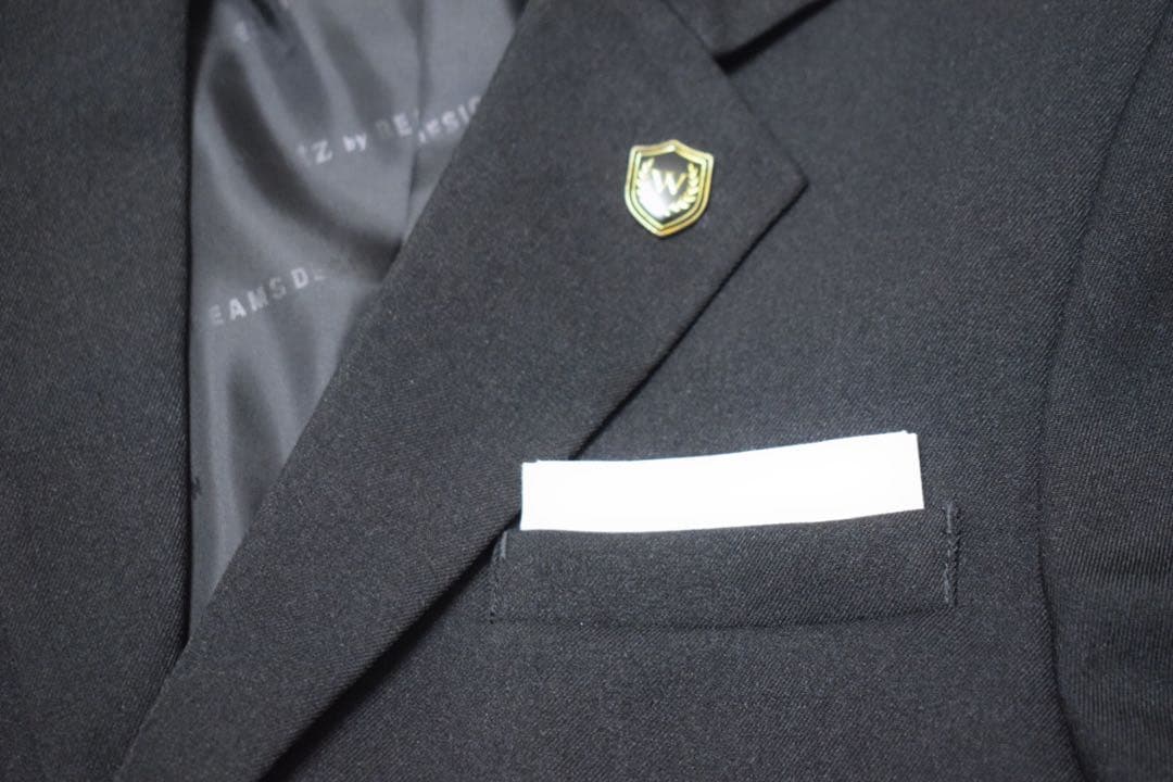 waltz BEAMSDESIGN フォーマルスーツ　卒業　　冠婚葬祭　160黒