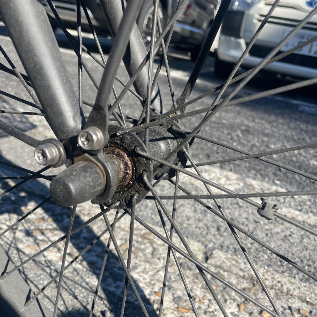 電動アシスト自転車 6段変速 20インチ 街乗り シティタイプ 手渡し 引取