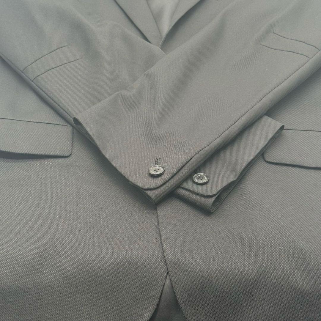 超美品　デサント　ブラック　2B シングル カジュアルセットアップ　メンズ　XL