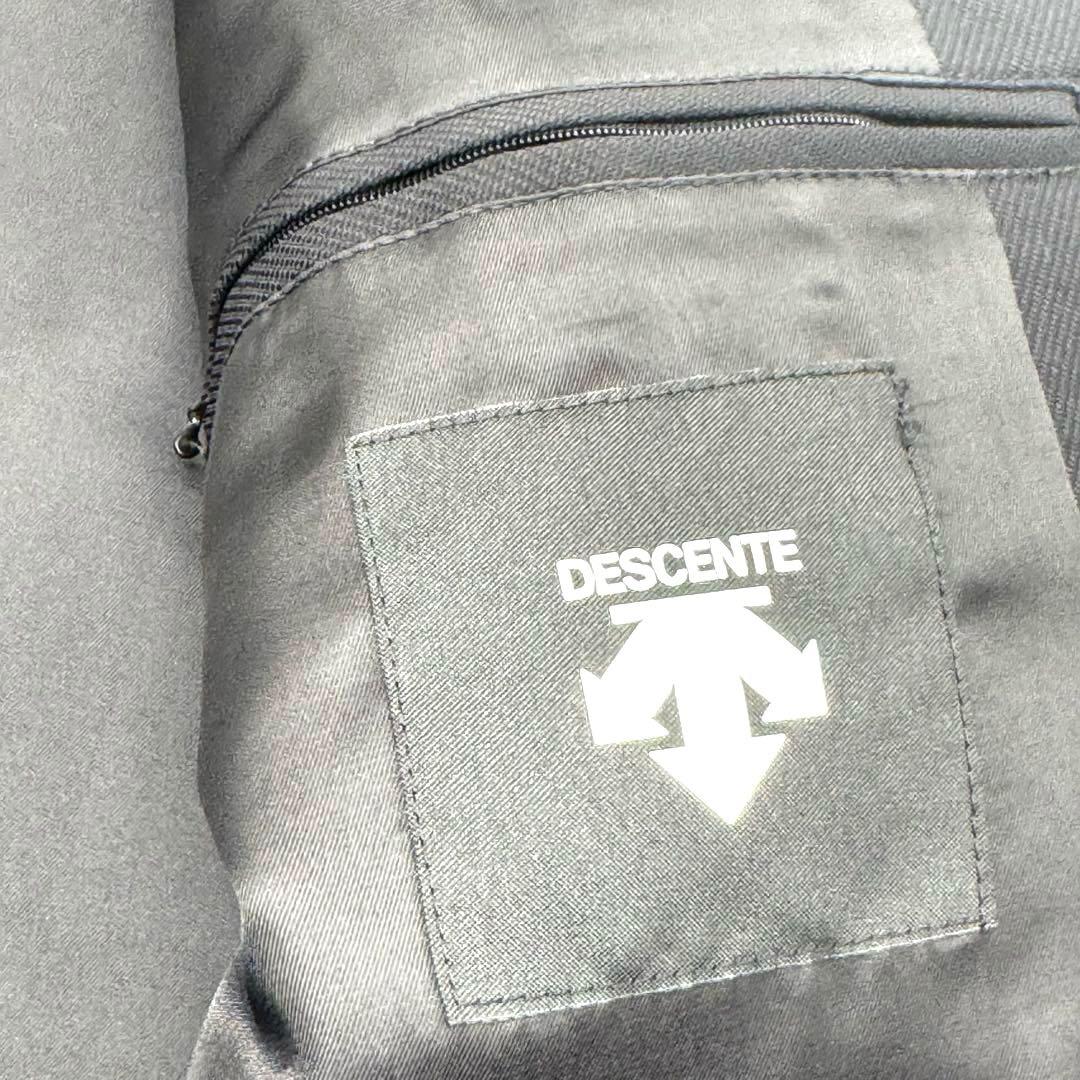 超美品　デサント　ブラック　2B シングル カジュアルセットアップ　メンズ　XL